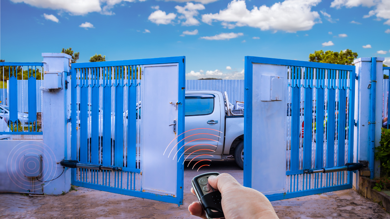 portones electricos abatibles